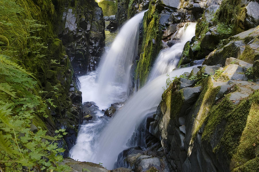 Waterfalls Of Sol Duc River, Olympic Photograph by Konrad Wothe