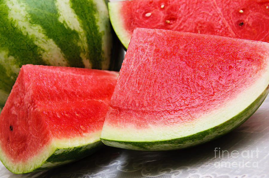Watermelon In Summertime Photograph by Andee Design