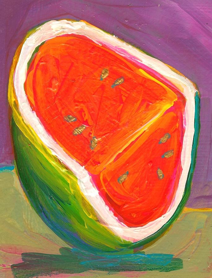 Watermelon Mixed Media - Watermelon by Sage Gibson