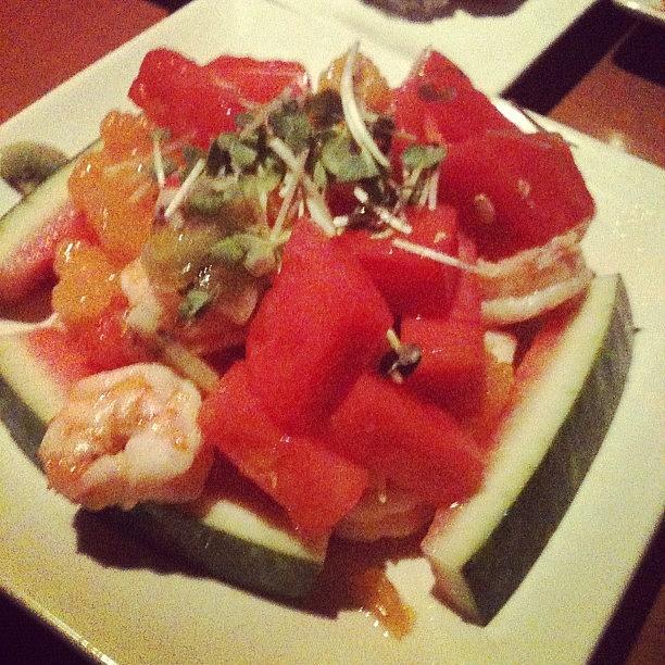 Watermelon Shrimp Salad Time :-) Photograph by Oscar Navarro