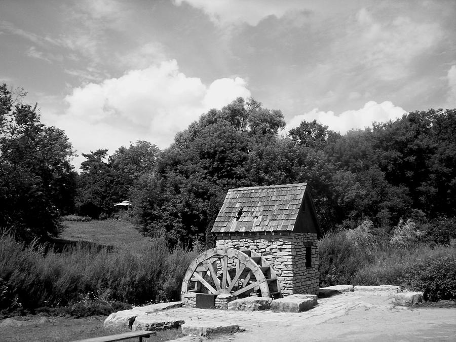 Watermill at Chruchill Park Photograph by Corinne Elizabeth Cowherd