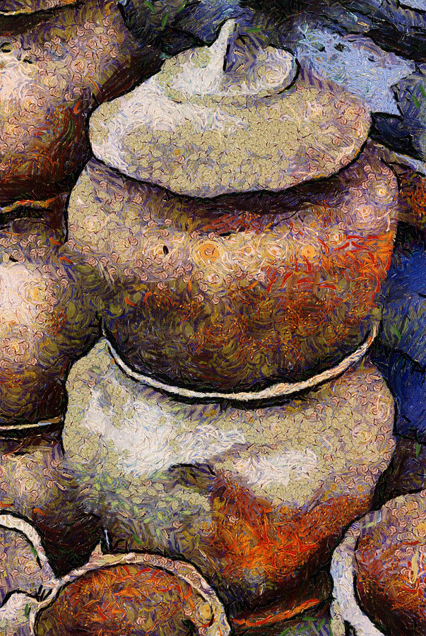 Waterpot stack for sale Digital Art by Fran Woods