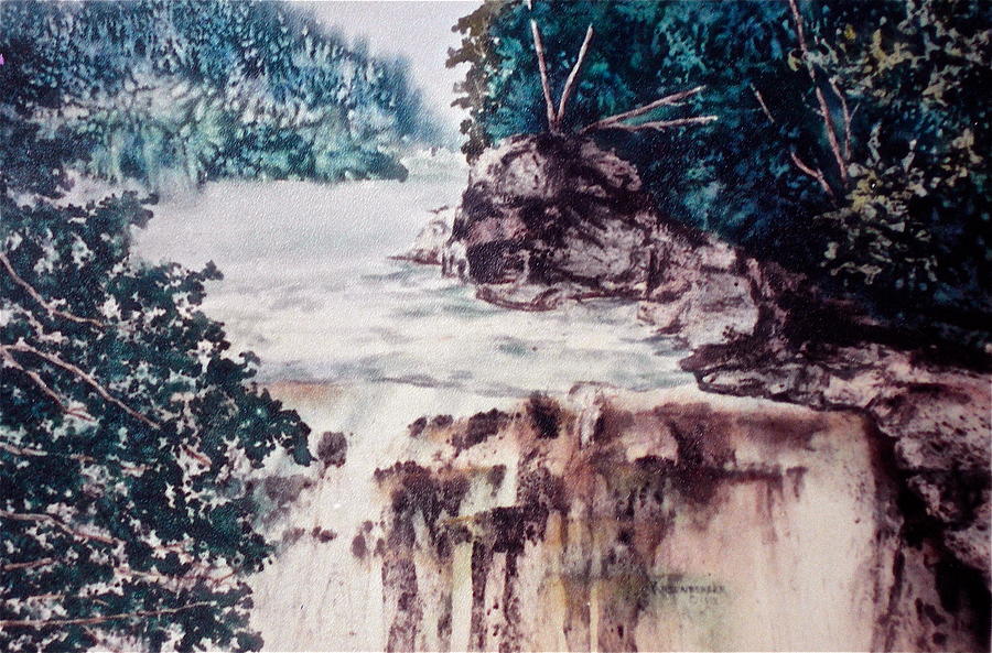 Tree Painting - Waters Edge by Carolyn Rosenberger