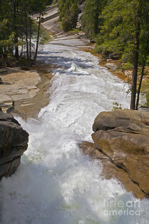 Waterslide - Yosemite Photograph by Craig Lovell