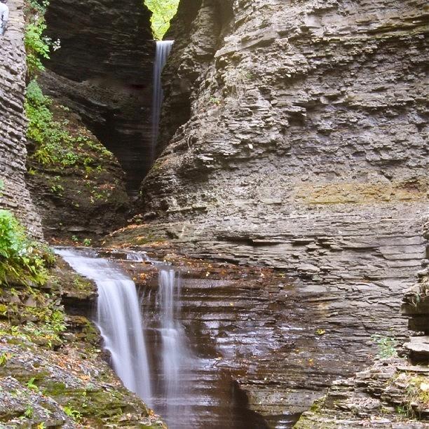 Waterfall Photograph - Watkins Glen E   by Justin Connor