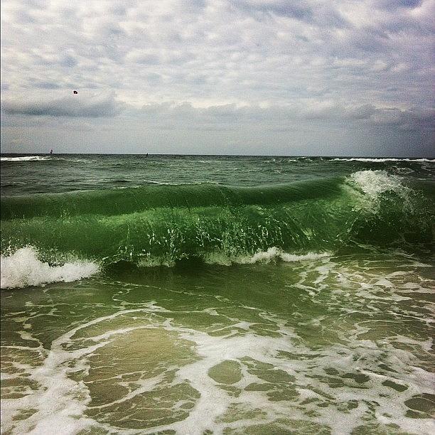 Nature Photograph - #wave #gulfofmexico #gulfstatepark by Dallas Pollard