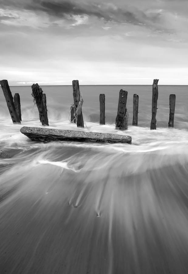 Wave in black and white Photograph by Svetlana Sewell - Fine Art America