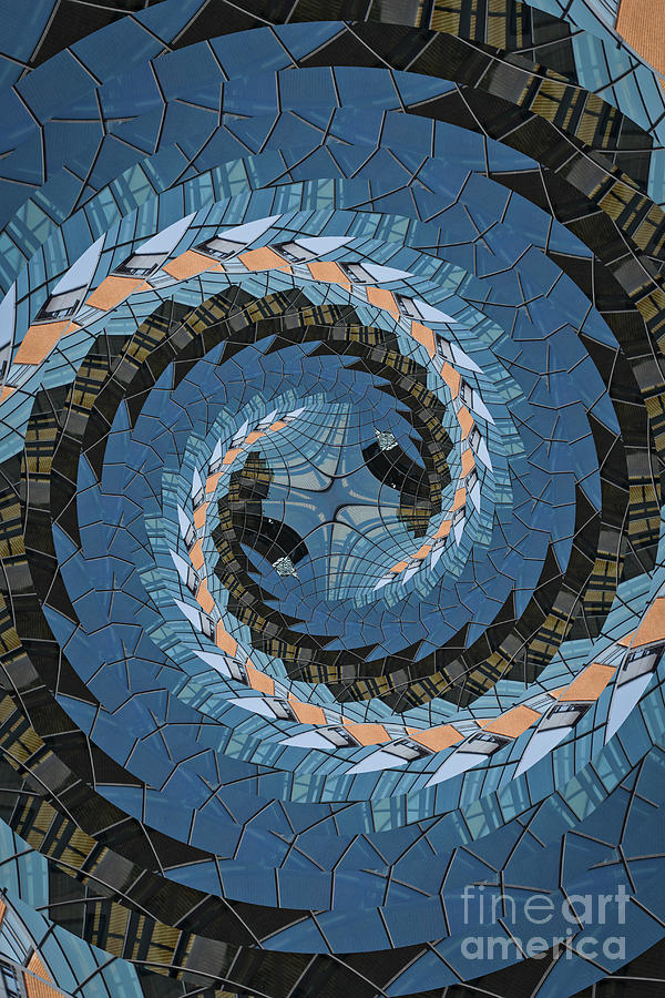 Wave mosaic. Photograph by Clare Bambers