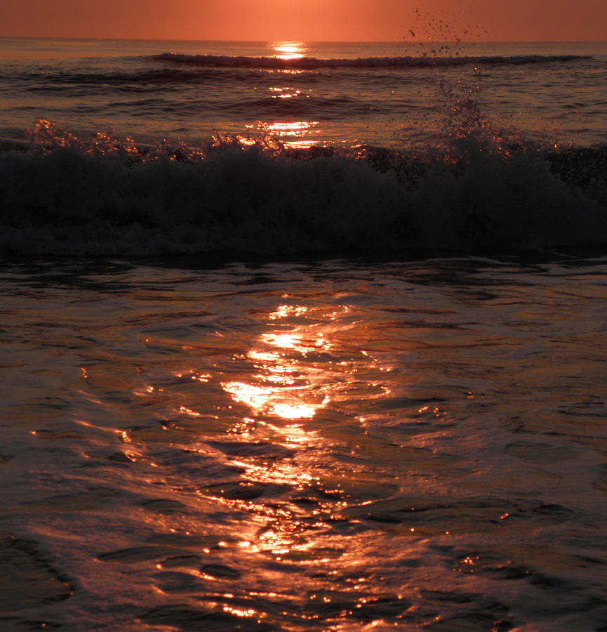 Wave Reflections At Sunrise Photograph by Kim Galluzzo Wozniak
