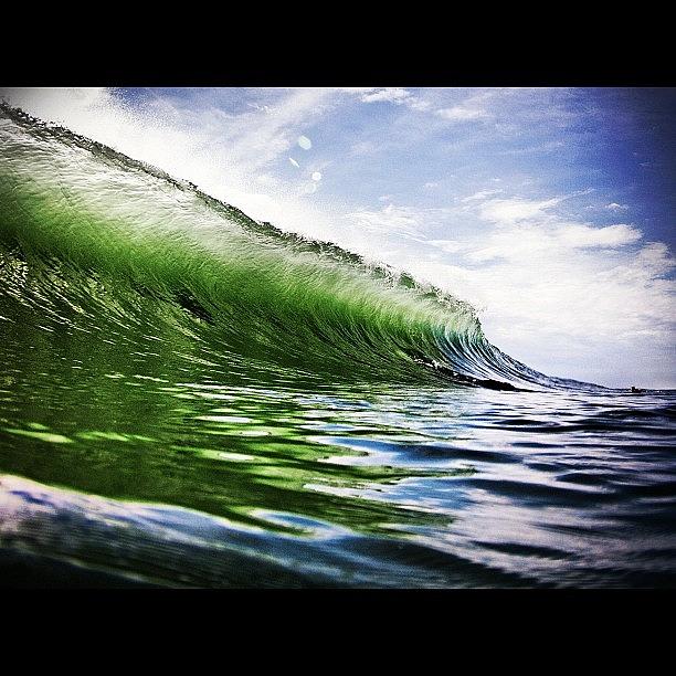 Surf Photograph - #wave #surf by Dave Nilsen