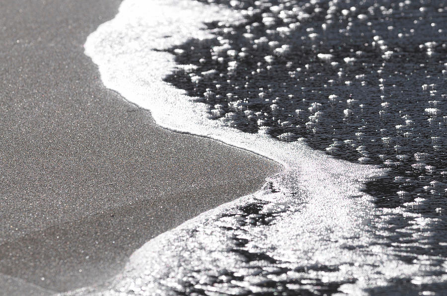 Wavelets lapping on the beach Photograph by Ulrich Kunst And Bettina Scheidulin