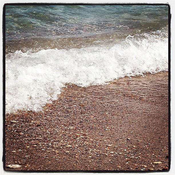 Summer Photograph - Waves!!! 🌊 #wave #waves #beach by Myrtali Petrocheilou