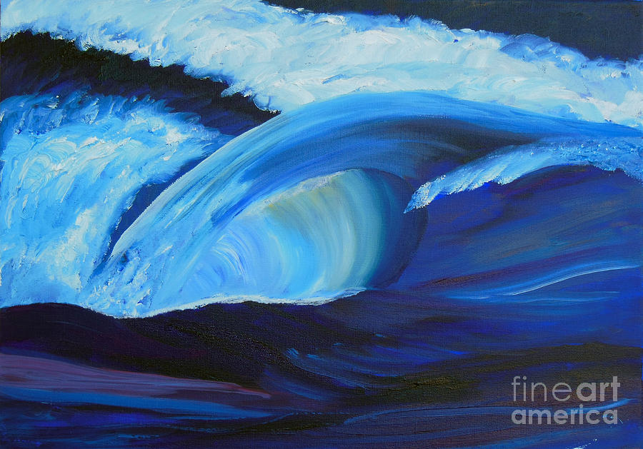 Waves at Sea Painting by Don Monahan - Fine Art America