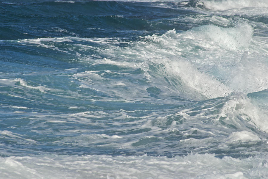 Waves Breaking 7960 Photograph by Michael Peychich