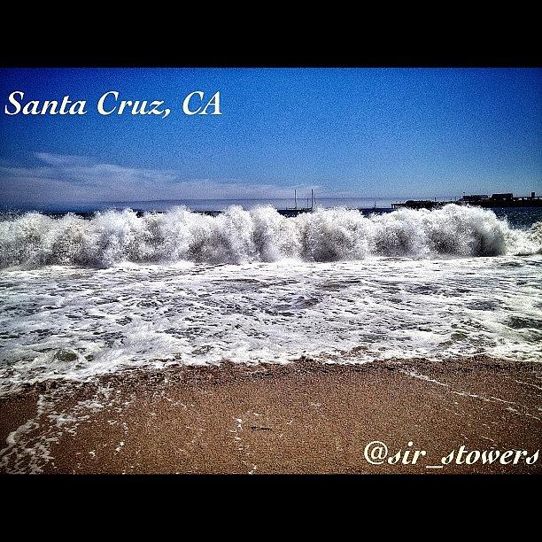 Summer Photograph - Waves Crashing In by Isaiah Stowers