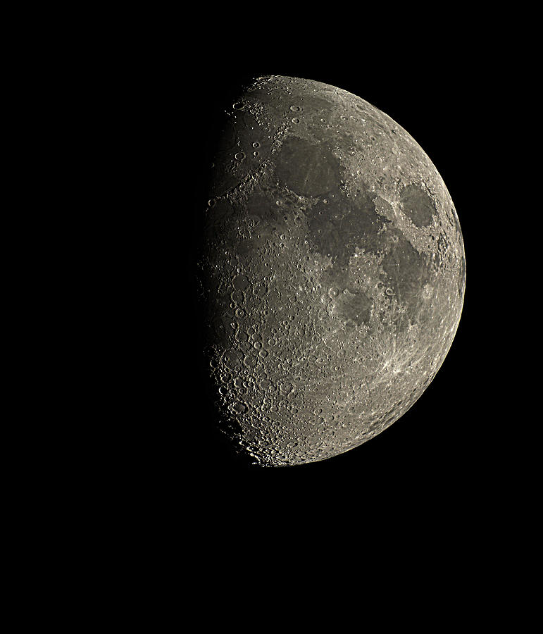 Moon Photograph - Waxing Gibbous Moon by Eckhard Slawik