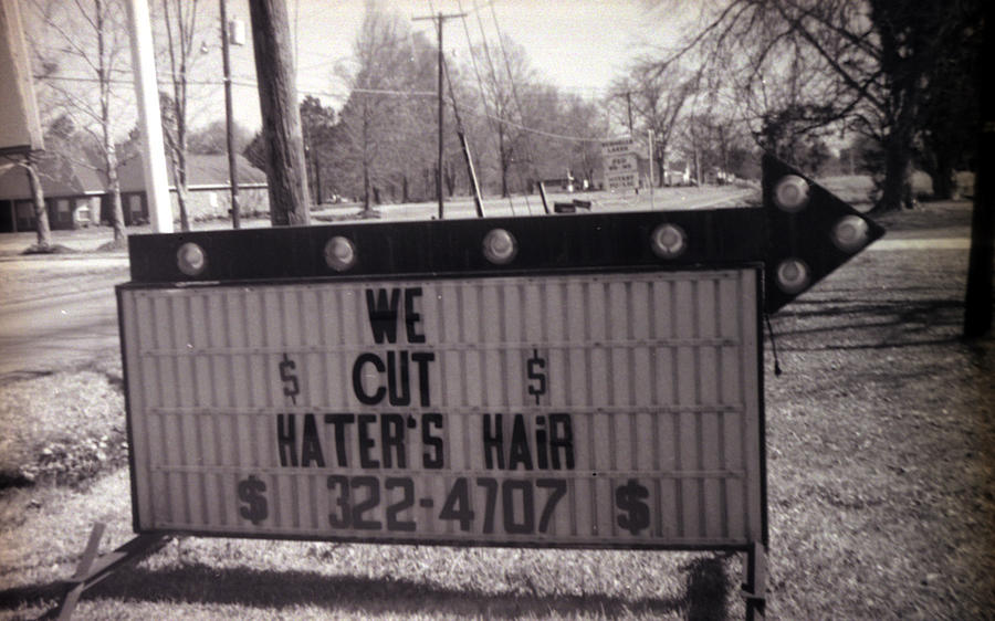 New Orleans Photograph - We Cut Haters Hair by Doug Duffey