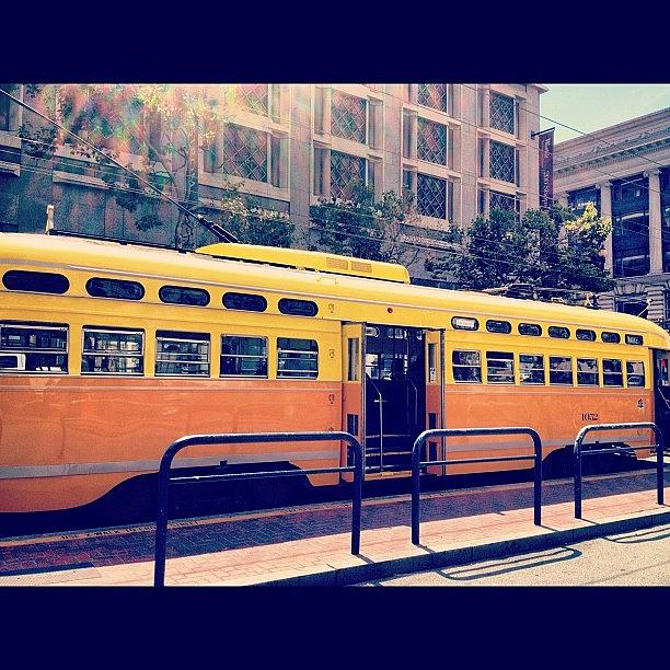 Urban Photograph - We Just Hopped On The First Bus We Saw by Gabbi Bauer