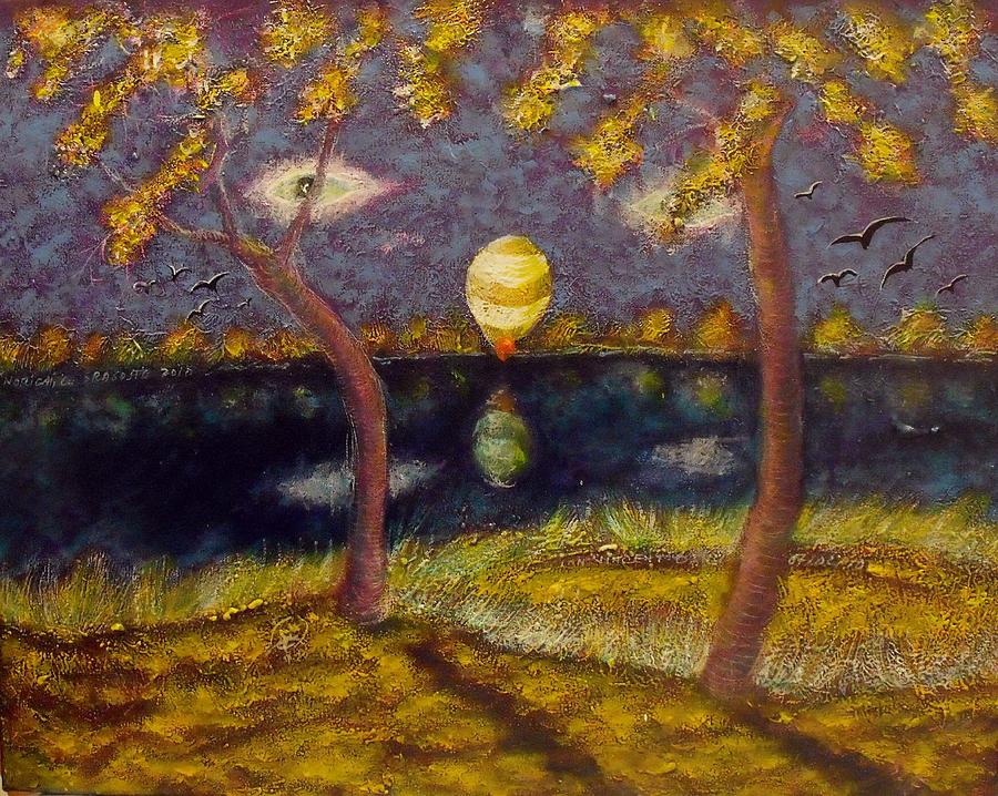 Landscape Painting - We Look at the Landscape The  Landscape Look at Us Too by ITI Ion Vincent Danu
