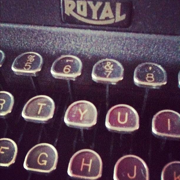 Vintage Photograph - We Now Have Three Vintage Typewriters by Leann Stephenson