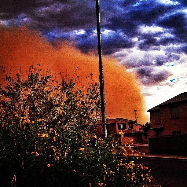 Armageddon Photograph - #weather #dust #dirt #haboob #storm by CactusPete AZ