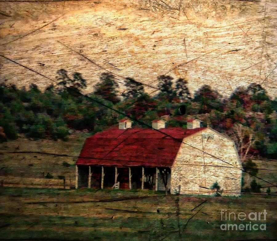 Weathered Barn Digital Art by Michelle Frizzell-Thompson