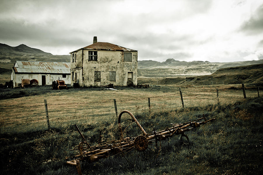 Weathered Farm House Photograph by Anthony Doudt