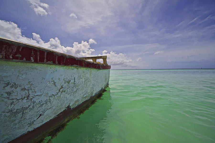 Weathered Fishing Boat of the Caribbean Photograph by David Letts