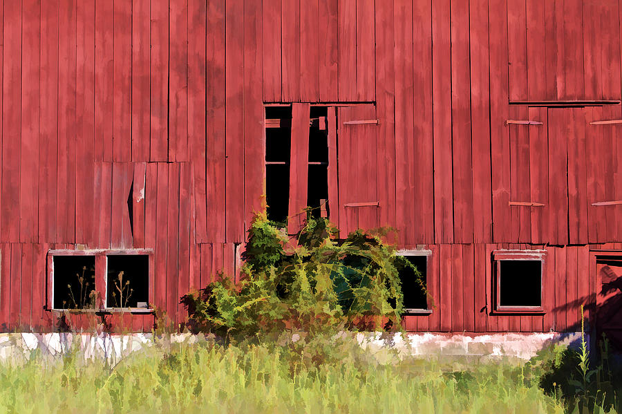 Weathered Red Barn of New Jersey Photograph by David Letts