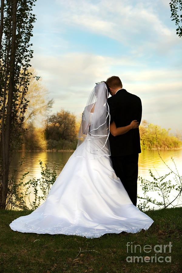 Wedding Couple Photograph by Cindy Singleton