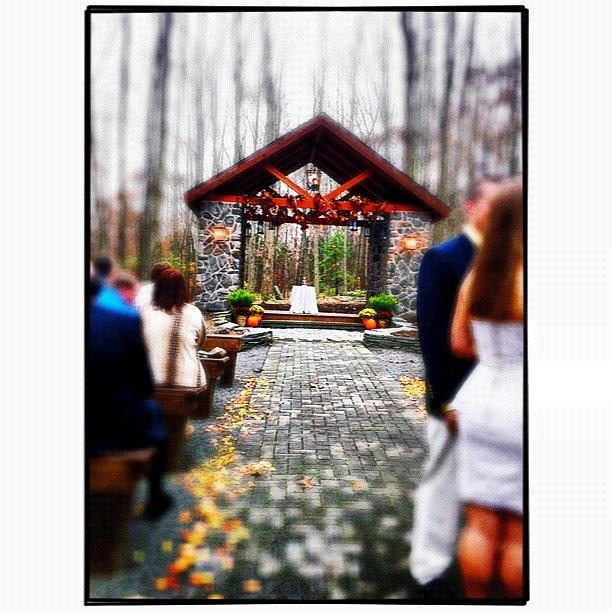 Wedding In The Pocono Mountains Photograph by Mark Diefenderfer