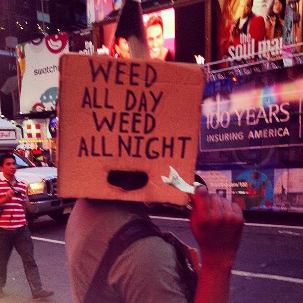 Pot Photograph - Weed All Day Weed All Night In Times by Gerry Visco