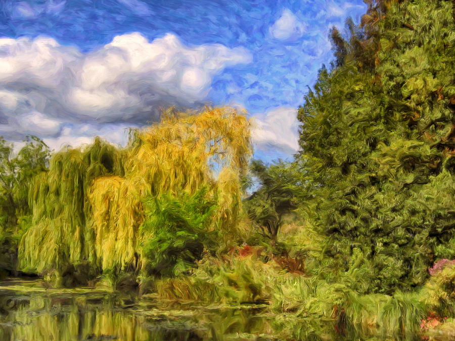 Weeping Willows Painting by Dominic Piperata
