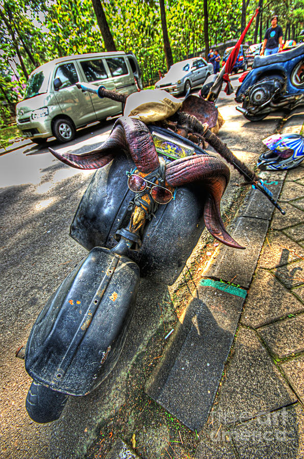 Weird Modification On A Scooter Photograph by Charuhas Images