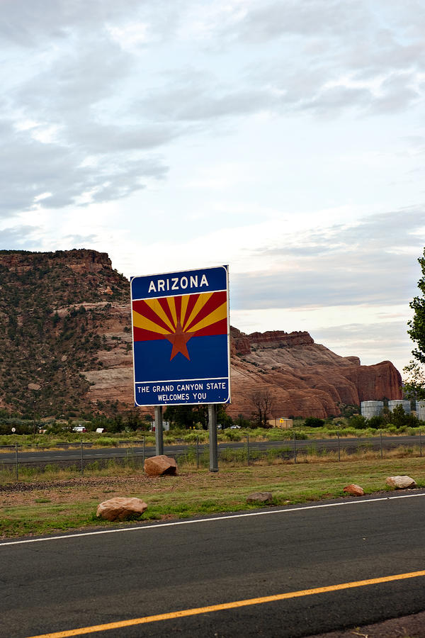 Phoenix Photograph - Welcome to Arizona by Malania Hammer