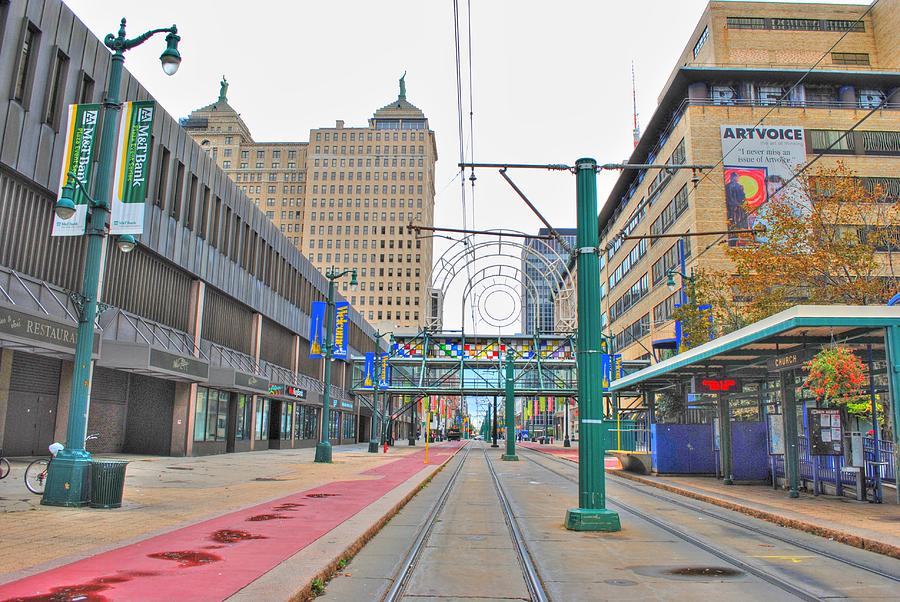 Welcome to DT Buffalo Photograph by Michael Frank Jr