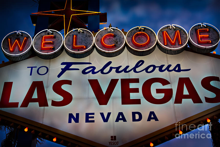 Welcome to Fabulous Las Vegas 2 Photograph by Doug Sturgess
