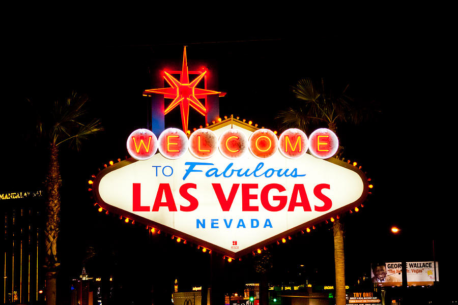 Welcome to Las Vegas Photograph by Anthony Doudt