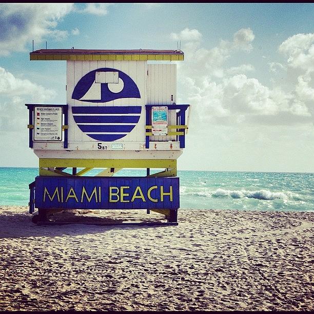 Welcome To #miamibeach Photograph by Jakub Stefun