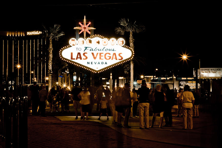 Welcome to Sin City Photograph by Anthony Doudt