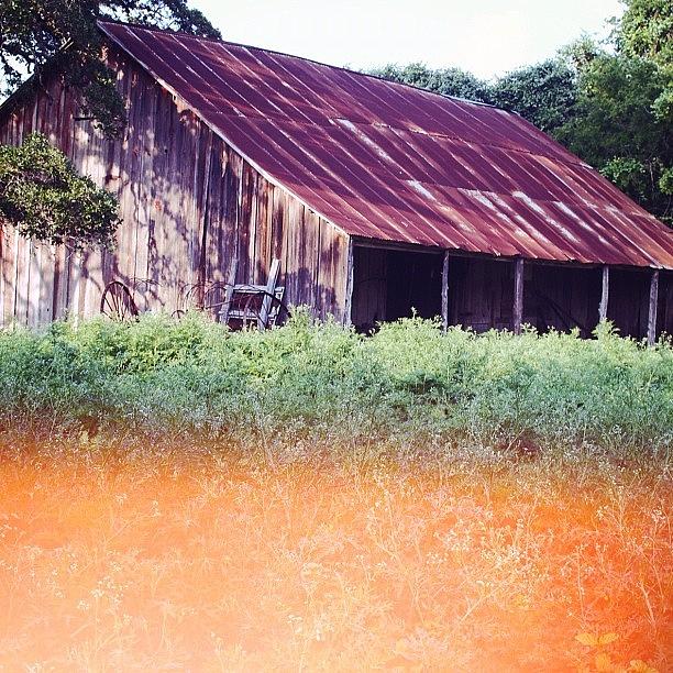 Barn Photograph - Welcome To The Ranch. #barn #flatonia by Victoria Haas