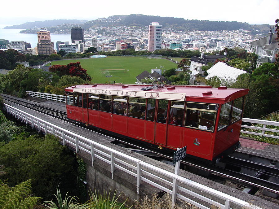 Tram Car Viewpoint - Wellington, New Zealand Photograph