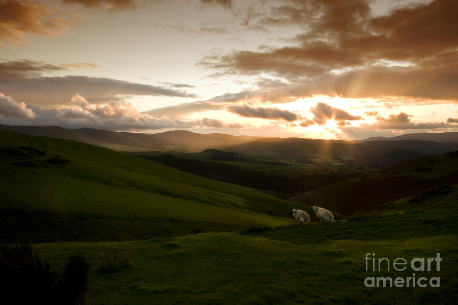 Sunset Photograph - Welsh Sunsets by Ang El