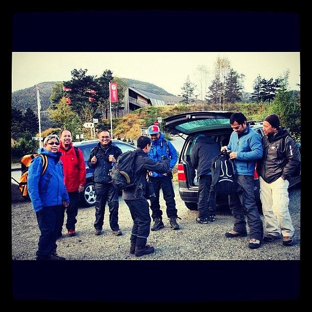 Norsk Photograph - Were Preparing For Our Hiking To by Kiko Bustamante