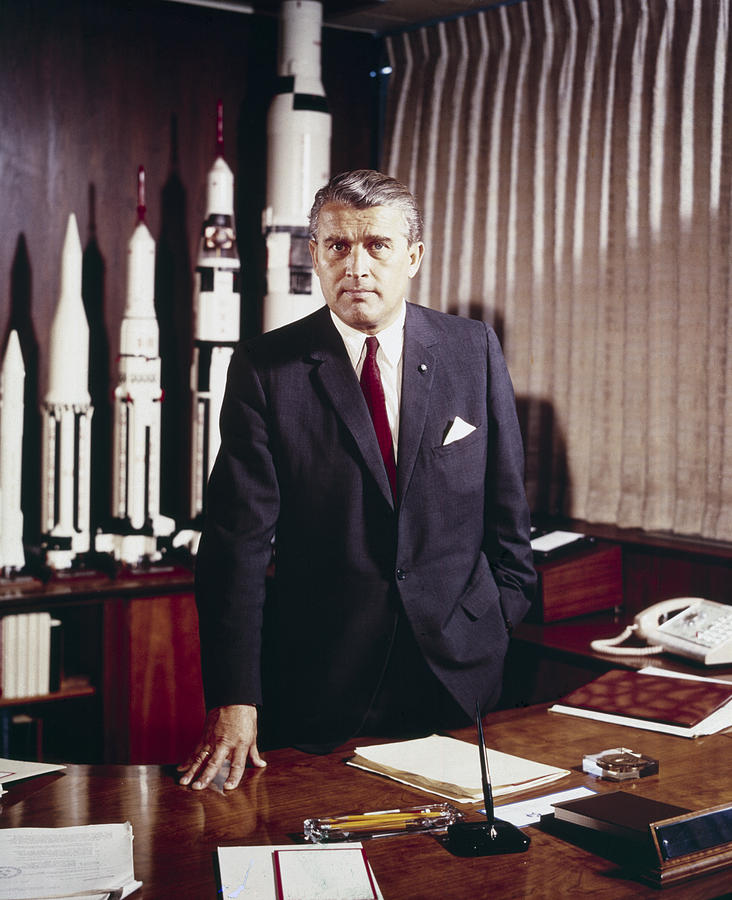 Wernher Von Braun 1912-1977 Photograph by Everett