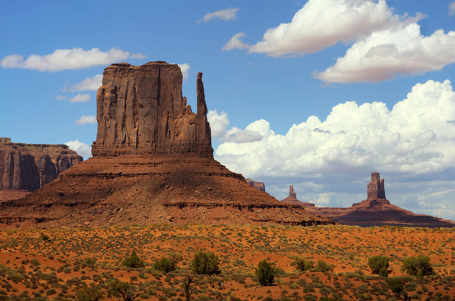 Nature Photograph - West Mitten Butte by Saija Lehtonen