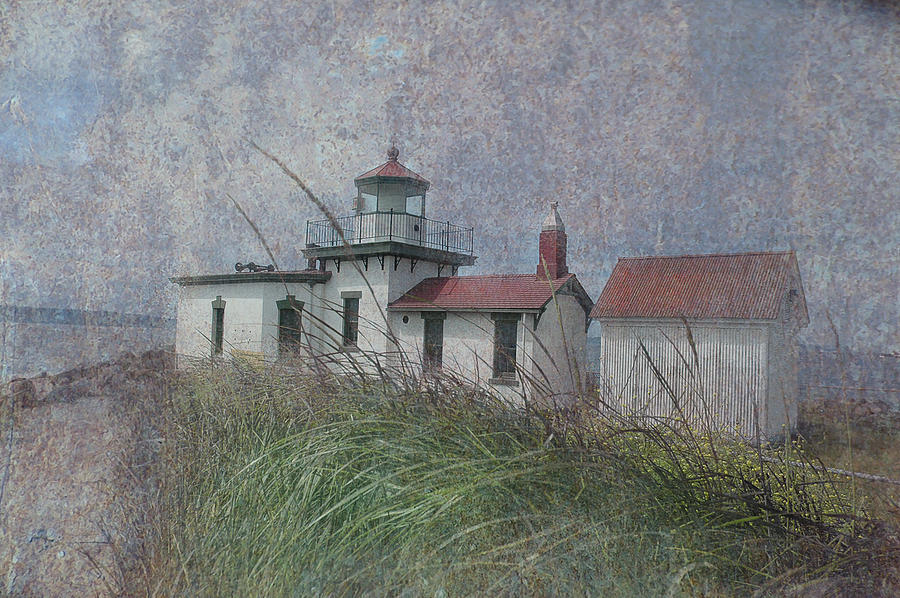 West Point Lighthouse - Seattle Photograph by Jeff Burgess