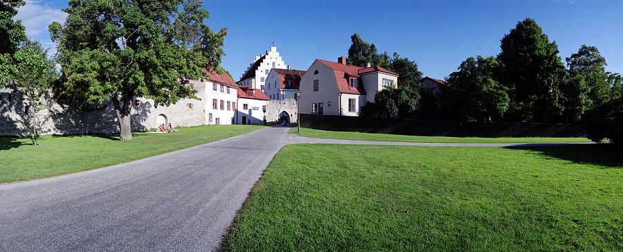 West Port in Visby Wall Photograph by Jan W Faul