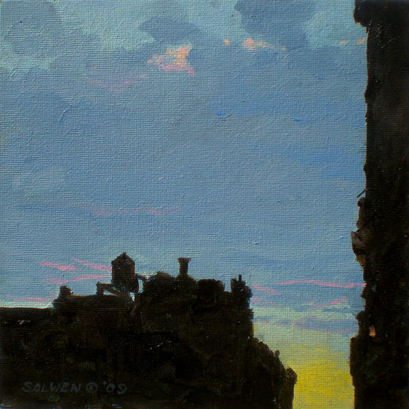 West Side Nocturne no. 1 Painting by Peter Salwen