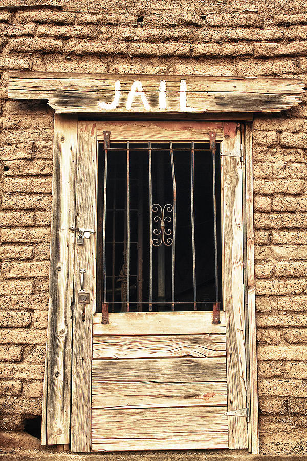 Western Jail House Door Photograph by James BO Insogna